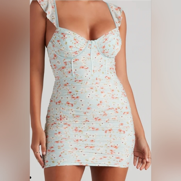 Windsor (NWT) Plant One On Me Floral Mini Dress - Picture 2 of 10